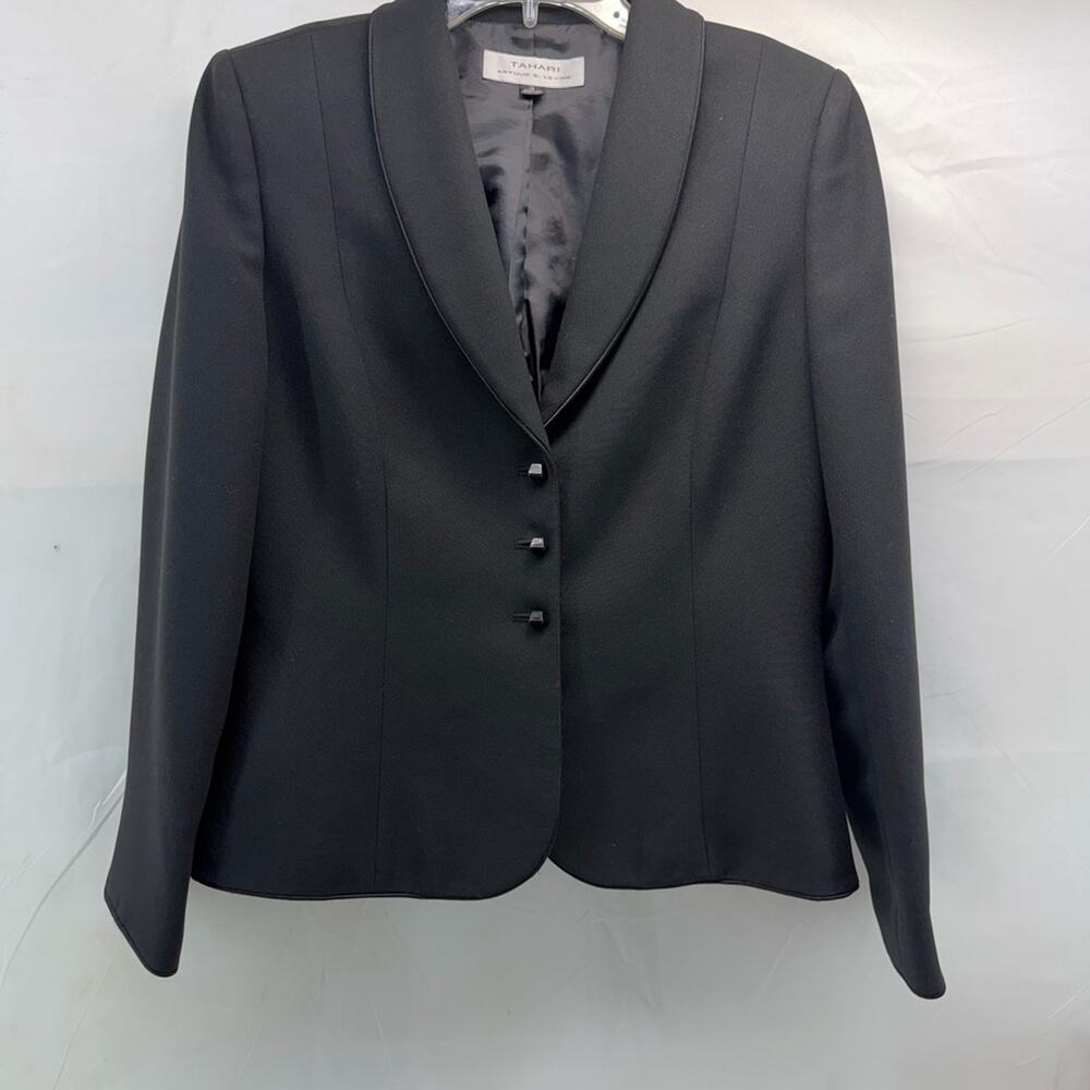 Tahari Elegant Black Women’s 10 Suit Jacket